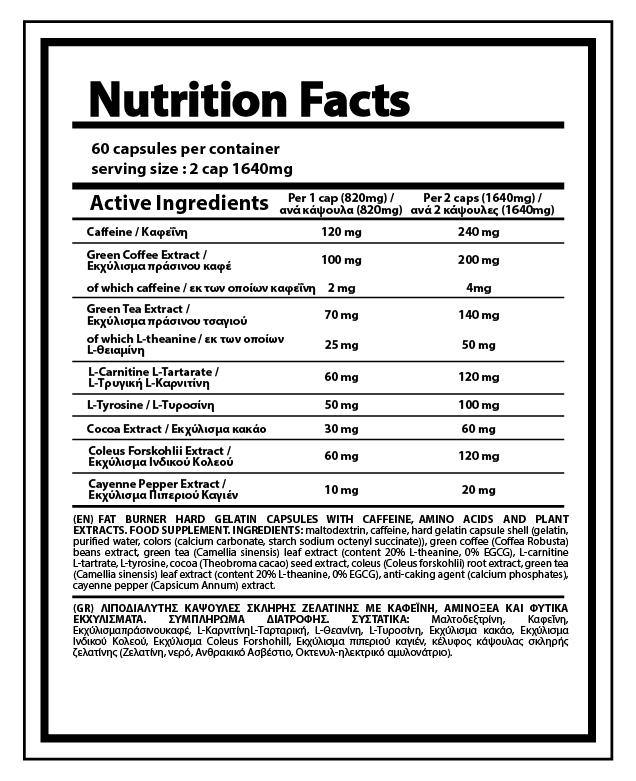 NUTRIYUMMY LIPOXYBURN ULTRA 60 CAPS